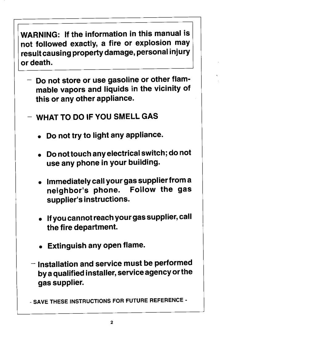 Jenn-Air CVG428, CVG4100, CVG4380, 0VG4280 manual What to do if YOU Smell GAS 