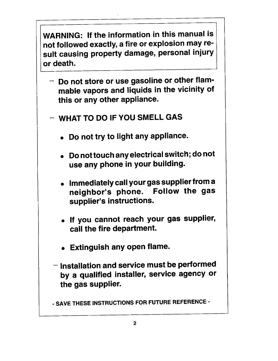 Jenn-Air CVG4380P, JGD8348 manual What to do if YOU Smell GAS 