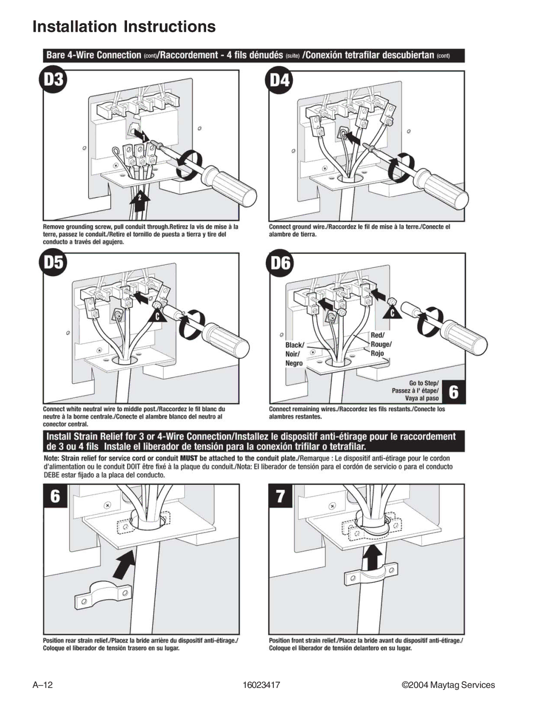 Jenn-Air JDR8895ACS/W, JDR8895AAB/S/W manual Installation Instructions 