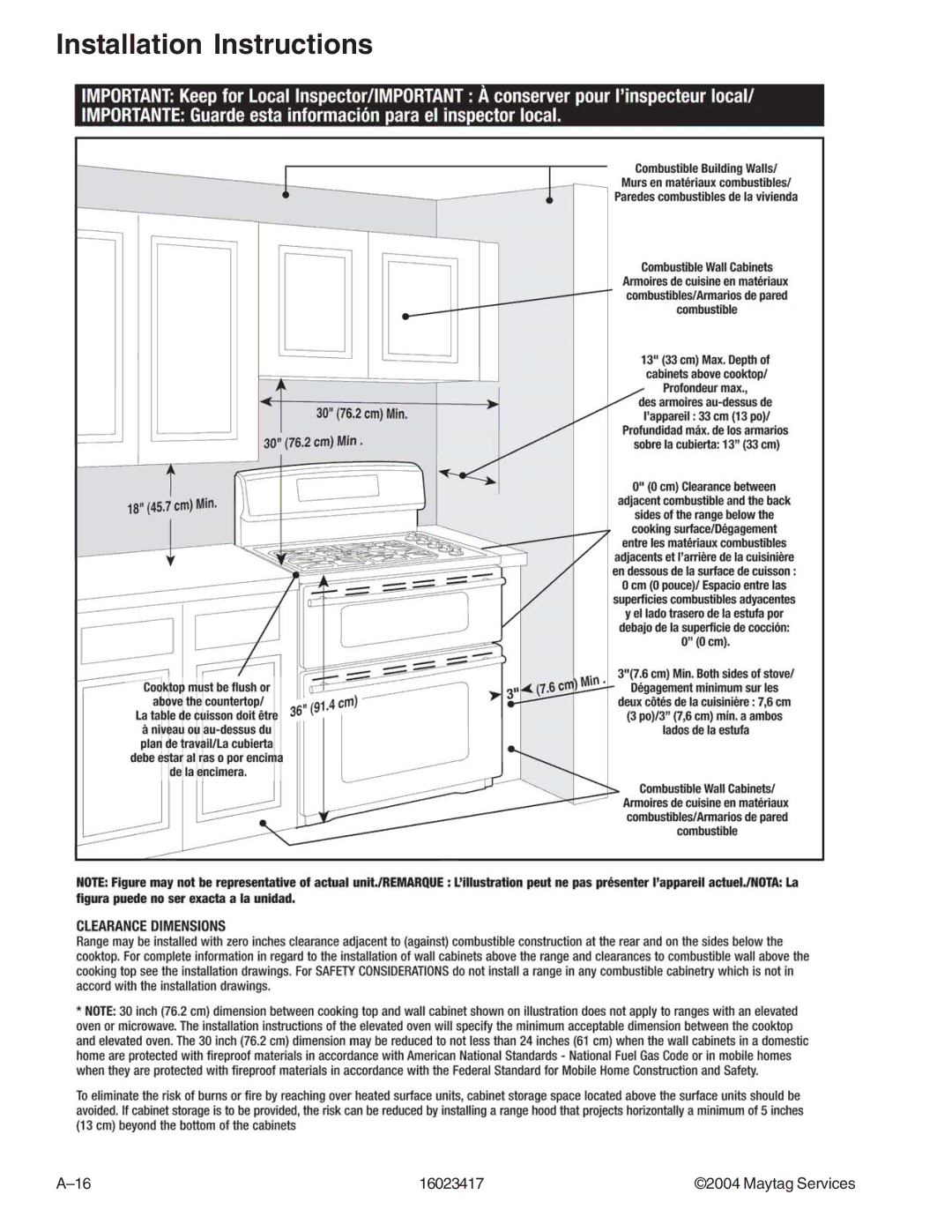 Jenn-Air JDR8895ACS/W, JDR8895AAB/S/W manual Installation Instructions 