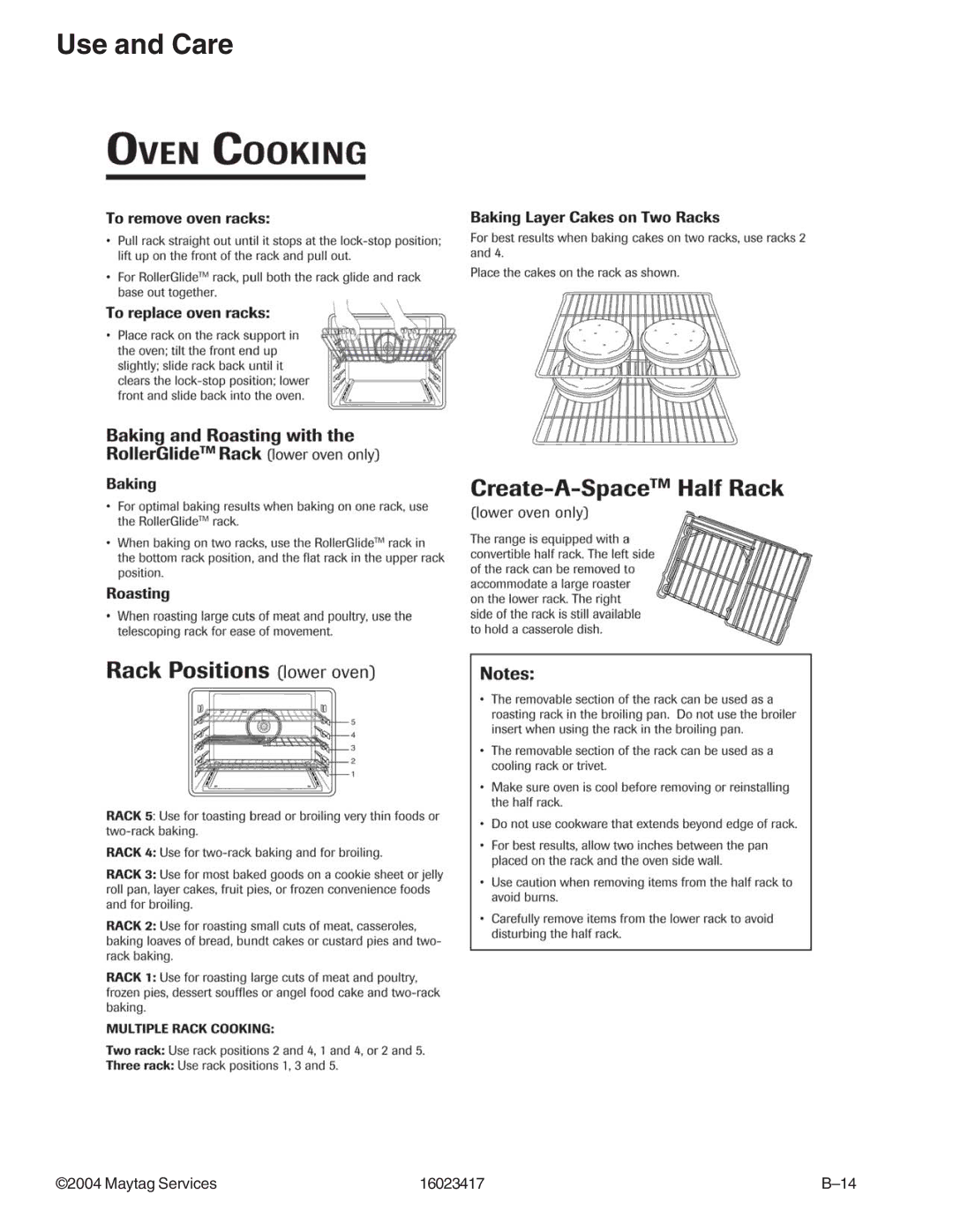 Jenn-Air JDR8895AAB/S/W, JDR8895ACS/W manual Use and Care 