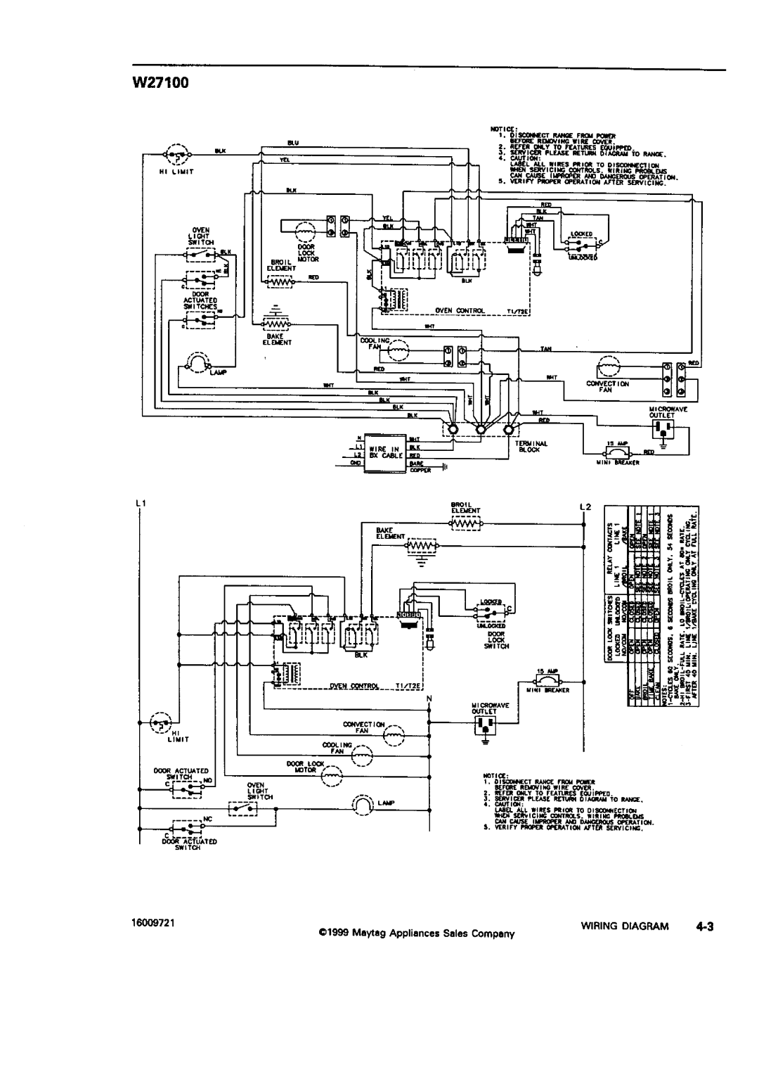 Jenn-Air W27400, JJW9527, JJW8630, JJW8627, JJW8527, W3040OP, W30100, W30400, W27200, WW30430P, WW27110, WW27430, WW27210 W27100 