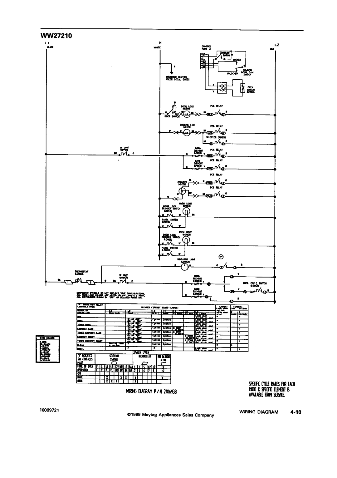 Jenn-Air WW27210, JJW9527, JJW8630, JJW8627, JJW8527, W3040OP, W30100, W30400, W27400, W27200, W27100, WW30430 WtGAH PIN 21O6938 