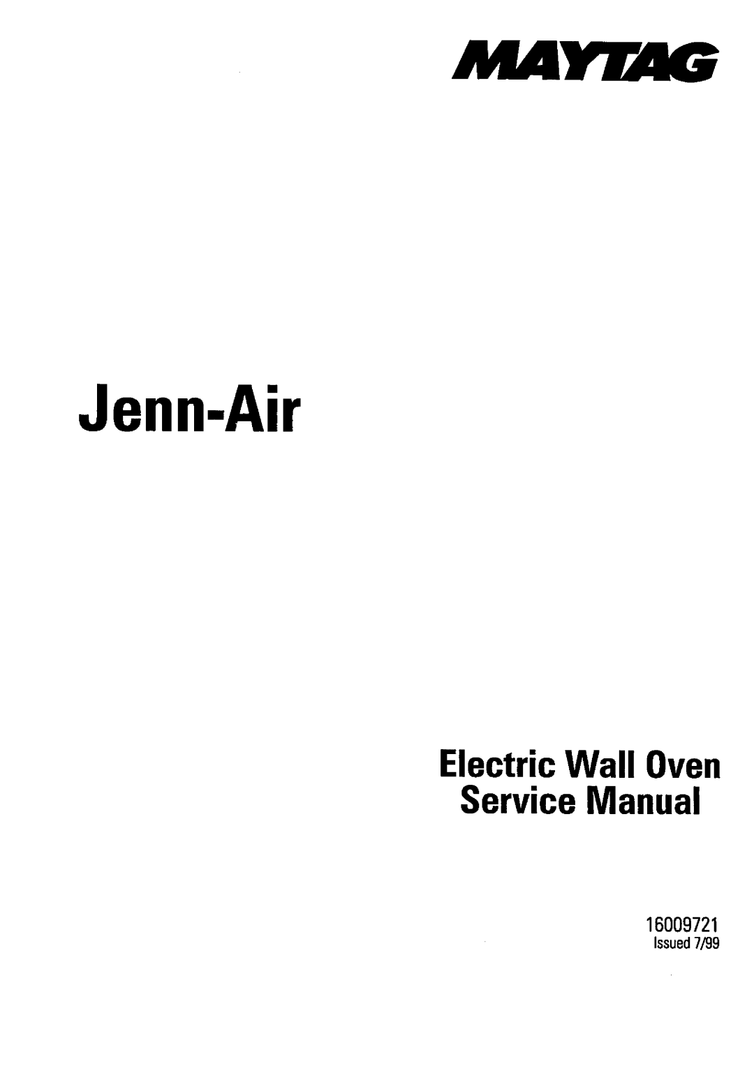 Jenn-Air WW27110 manual mmJENN.AIR, Electric Wall Oven, Use and Care Manual - -DI, Models W27100, W27200, WM27160 