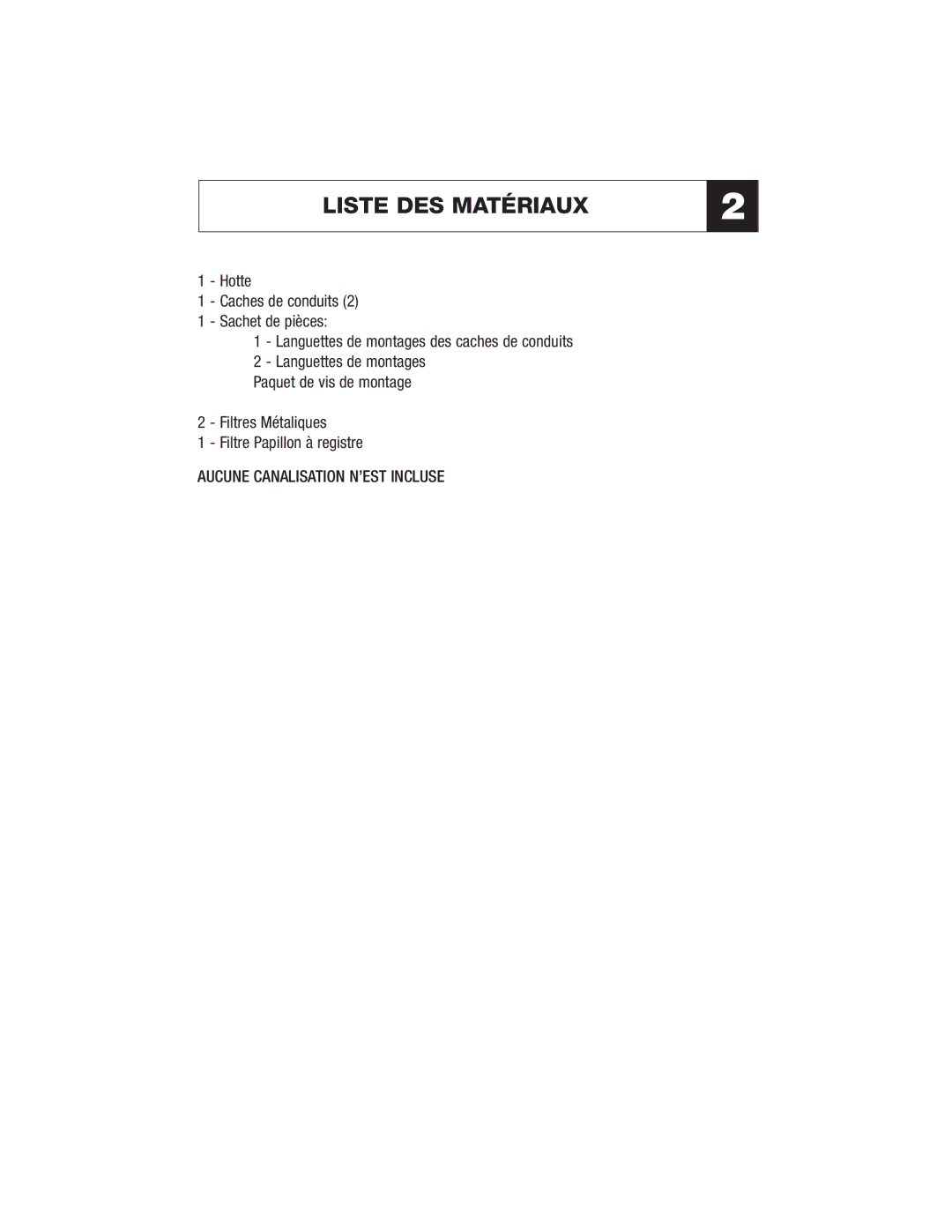 Jenn-Air JXT8042ADS specifications Liste DES Matériaux 