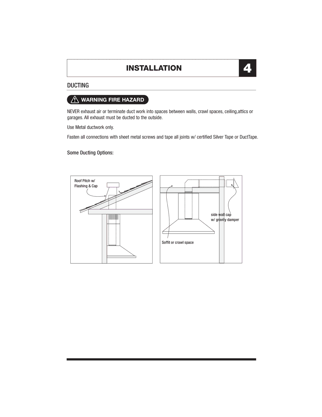 Jenn-Air JXT8142ADS, JXT8136ADS specifications INSTALLATION4 