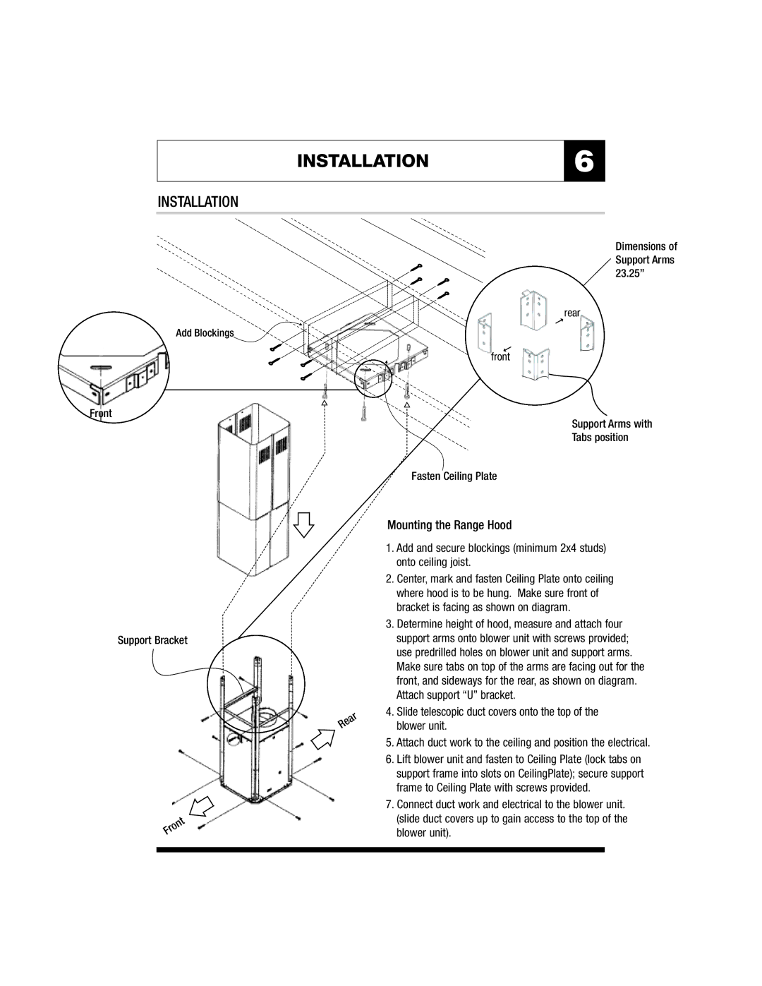 Jenn-Air JXT8142ADS, JXT8136ADS specifications INSTALLATION6, Installation 