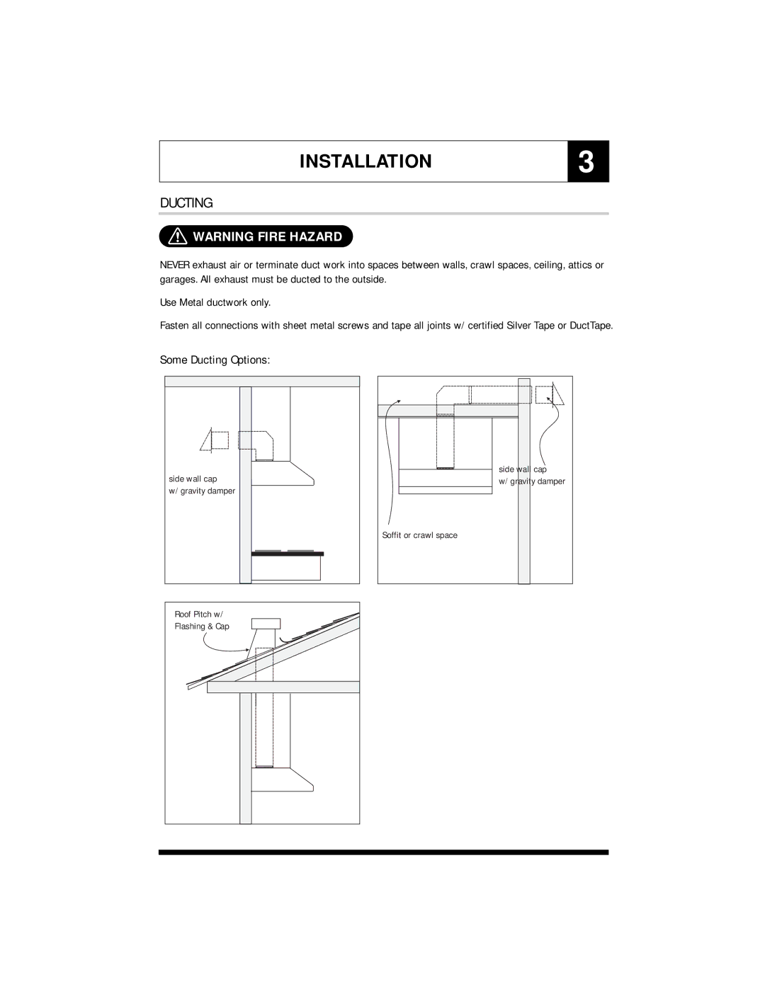 Jenn-Air UXT5236AD, UXT5436AD, UXT5430AD, UXT5230AD specifications INSTALLATION3 