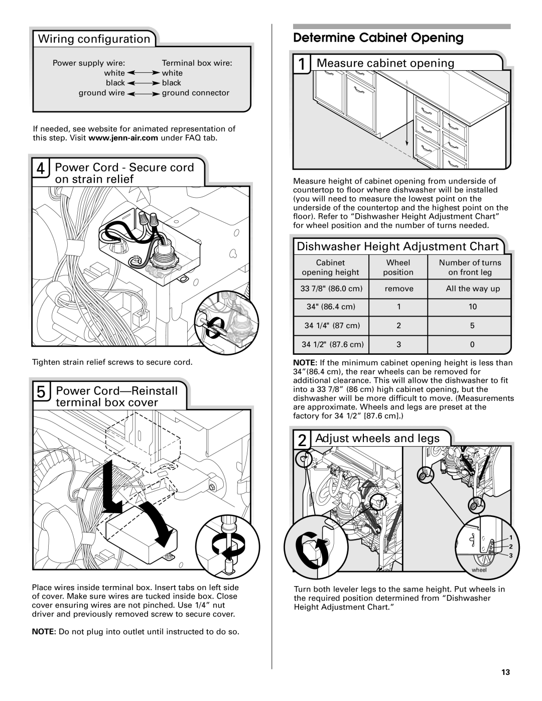 Jenn-Air W10208727A installation instructions Determine Cabinet Opening 