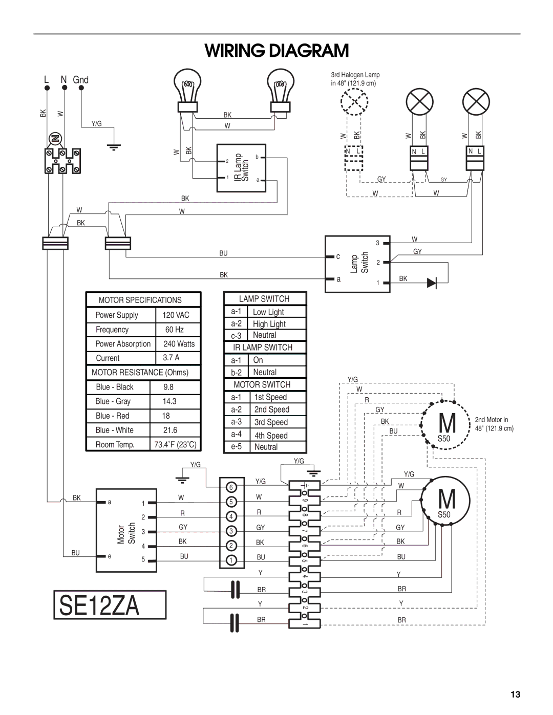 Jenn-Air LI3UNB, W10274316B installation instructions Wiring Diagram, Gnd 