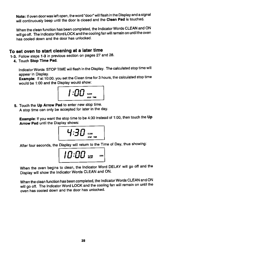 Jenn-Air WM27260, W27200, W27100, WW27110, WW27210, WM27160 manual I00 