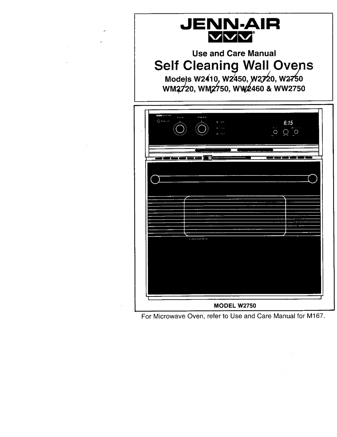 Jenn-Air W2450B, W2720, WW2750, WM2720, WM2750, W2410 manual Jenn-Air 