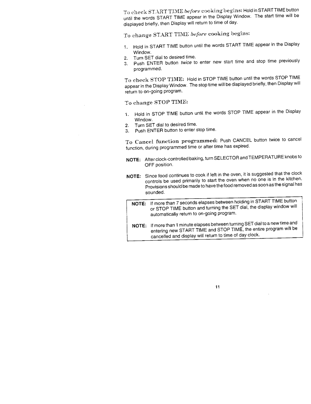 Jenn-Air W2450B, W2720, WW2750, WM2720, WM2750, W2410 manual To change Stop TItlE 