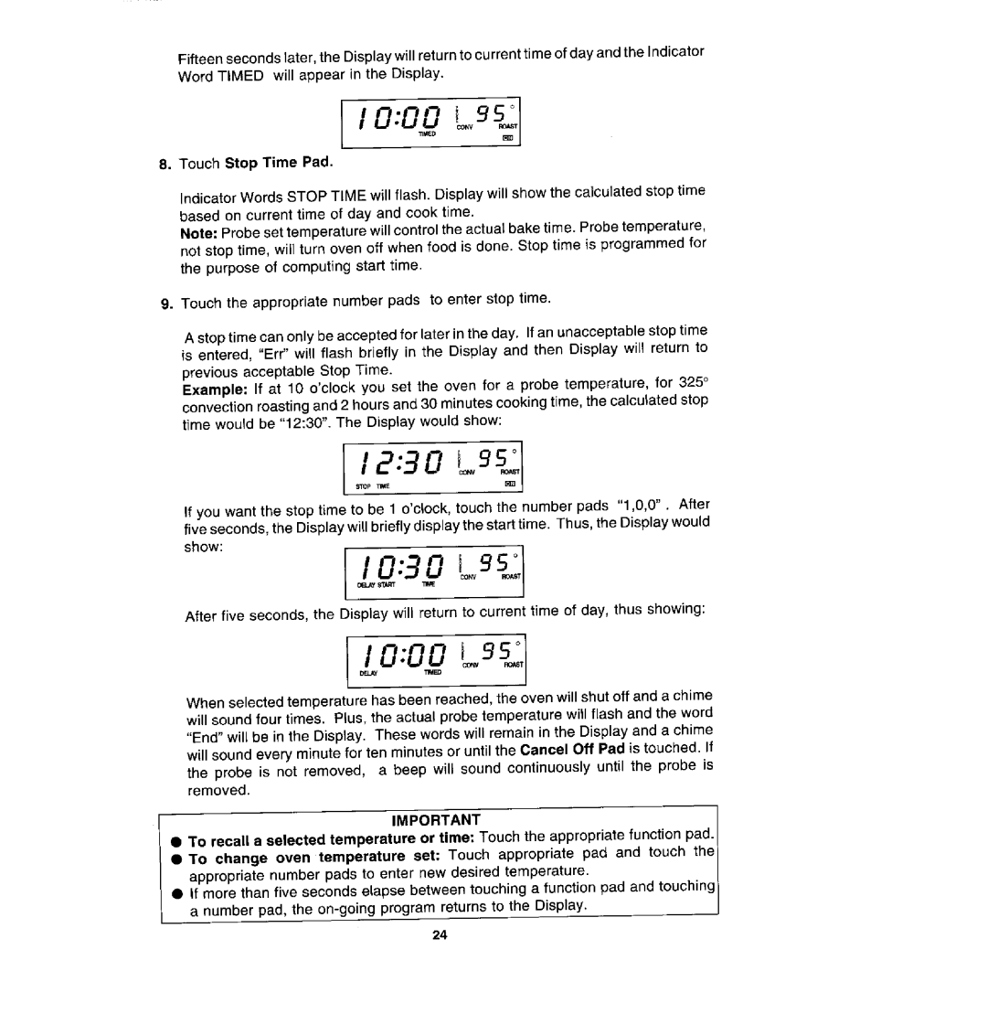 Jenn-Air WW30430S, WM30460, W30400S manual 8TopIz-3Lo,s 