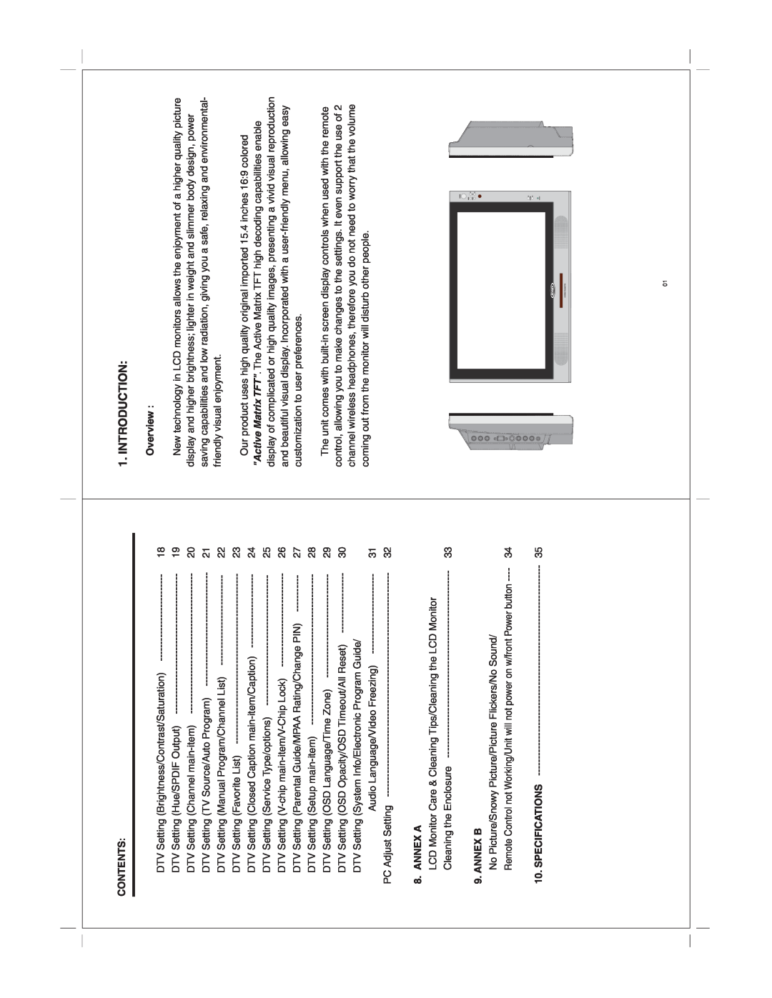 Jensen JE1510 specifications Introduction, Contents, Annex A, Annex B, Overview 