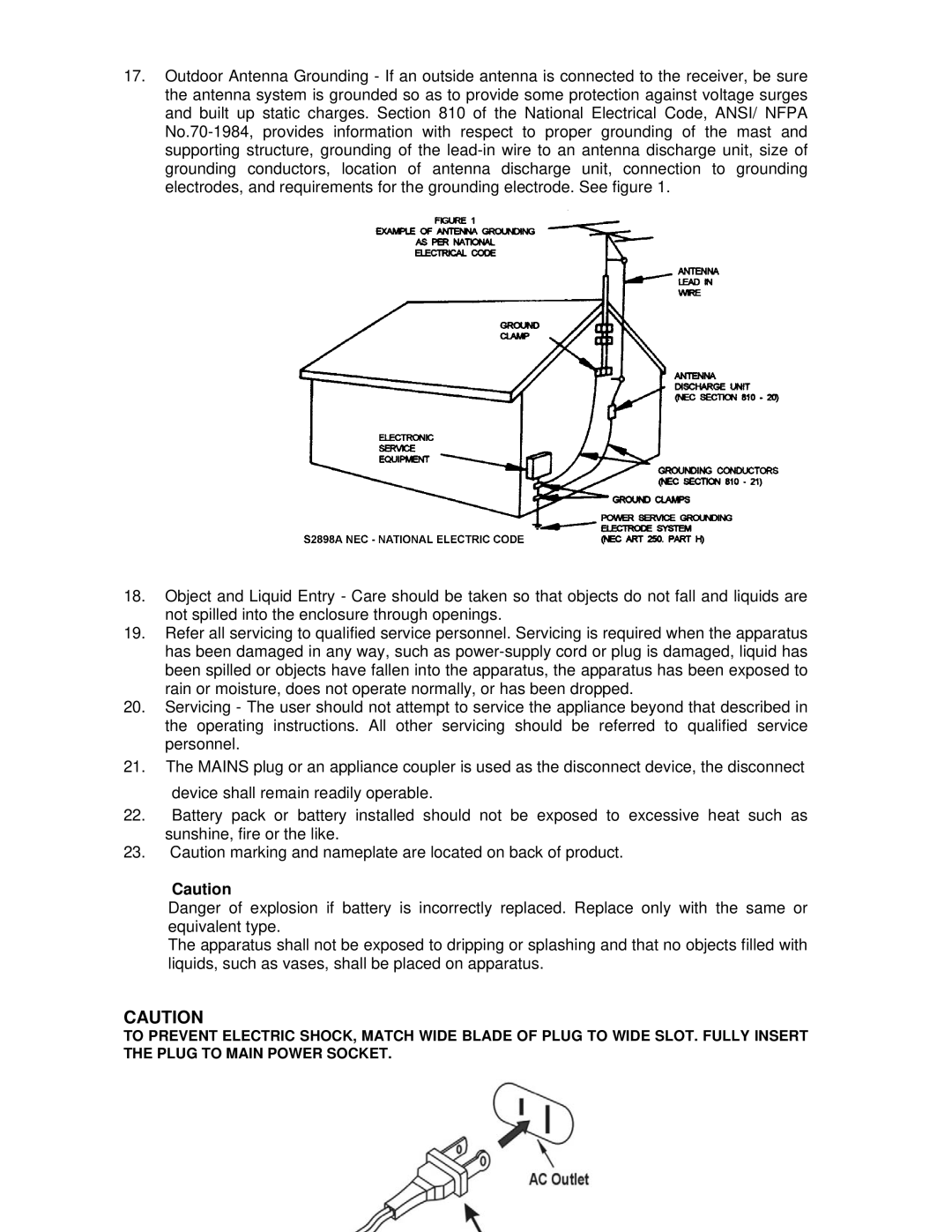 Jensen JTA-475 user manual 