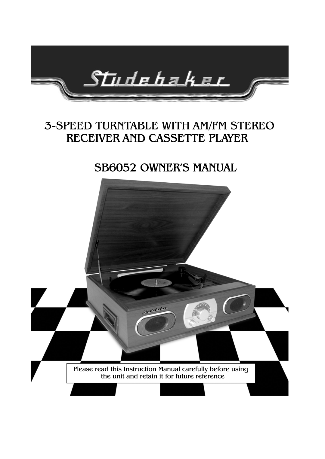 Jensen SB6052 manual 