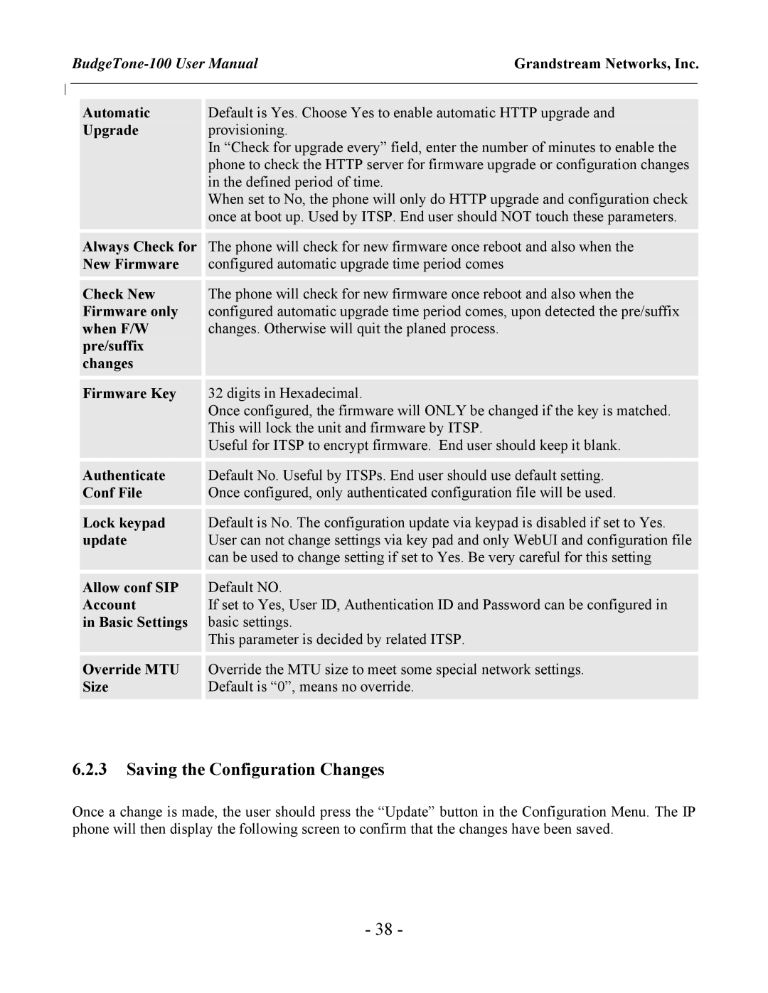 Jensen Tools 100 Sereis user manual Saving the Configuration Changes 