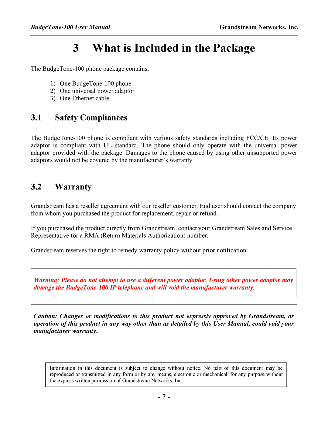 Jensen Tools 100 Sereis user manual What is Included in the Package, Safety Compliances, Warranty 