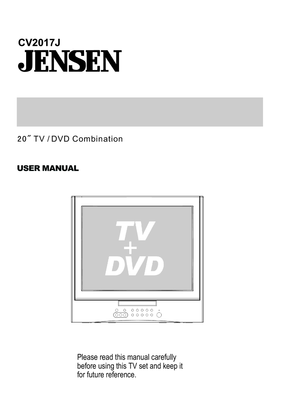 Jensen Tools CV2017J user manual 