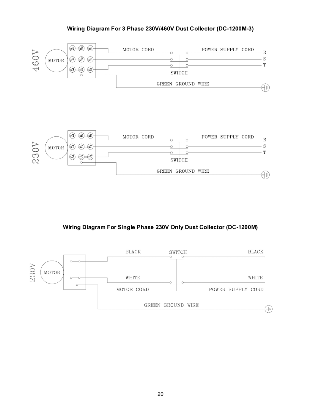 Jet Tools DC-1200CK operating instructions 