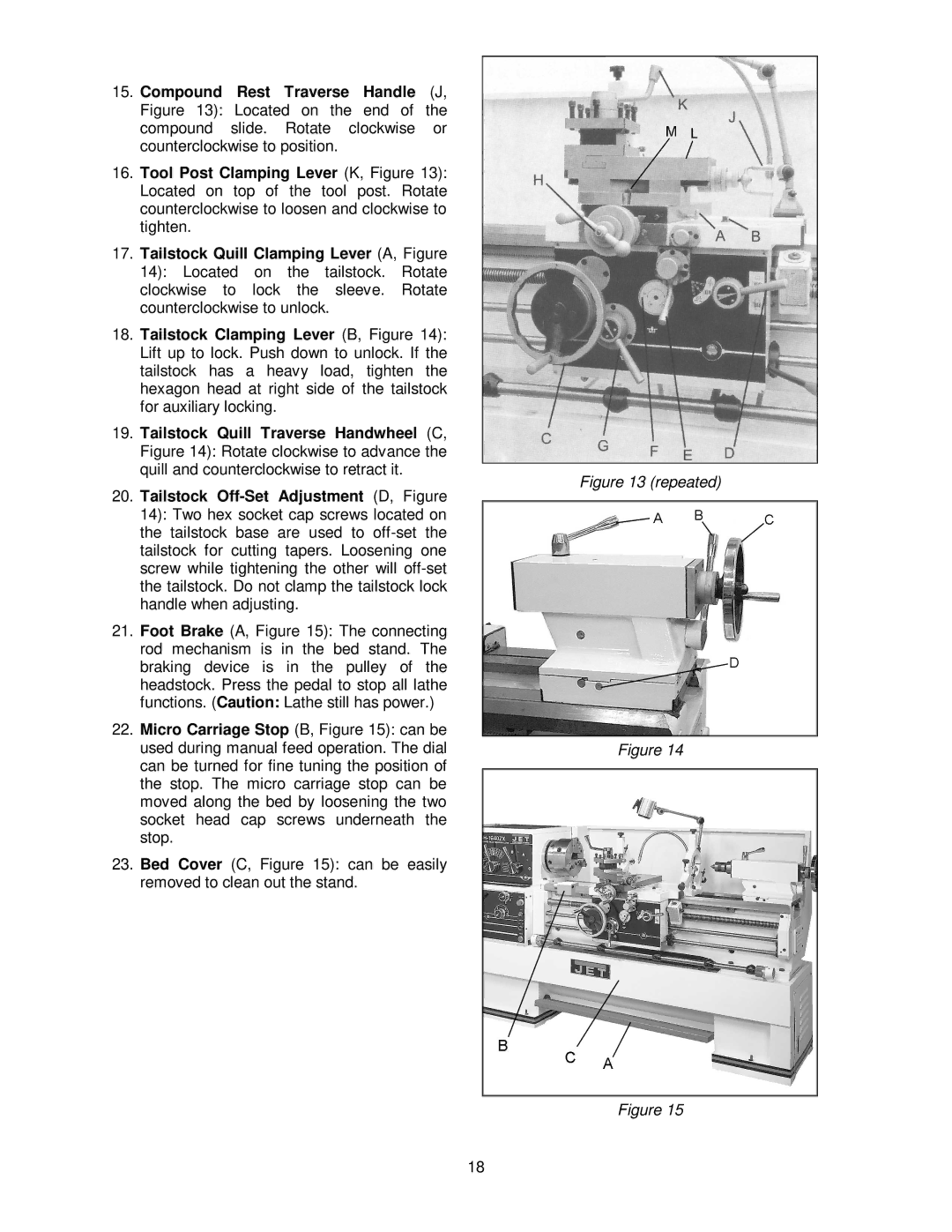 Jet Tools GH-1440ZX operating instructions Repeated 