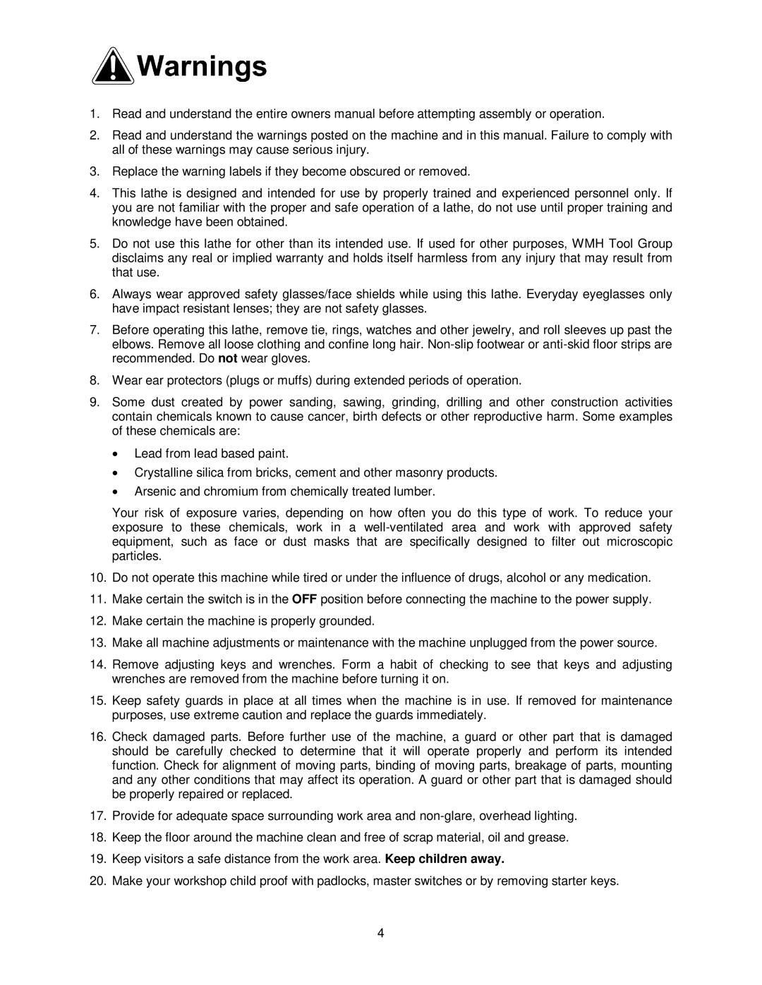 Jet Tools GH-1440ZX operating instructions 