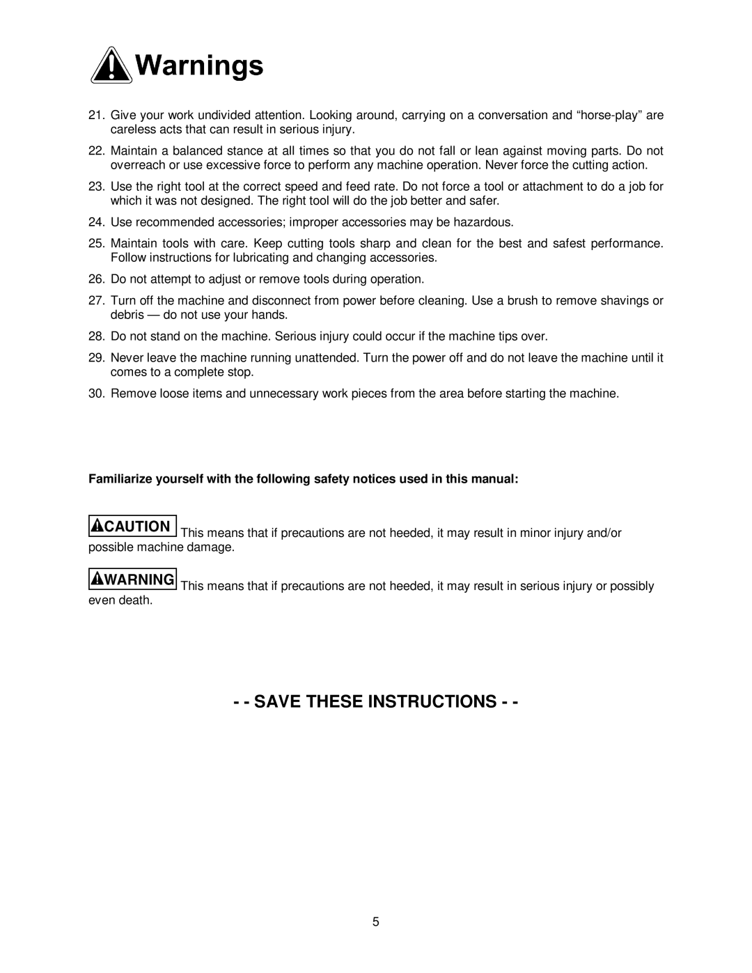 Jet Tools GH-1440ZX operating instructions 