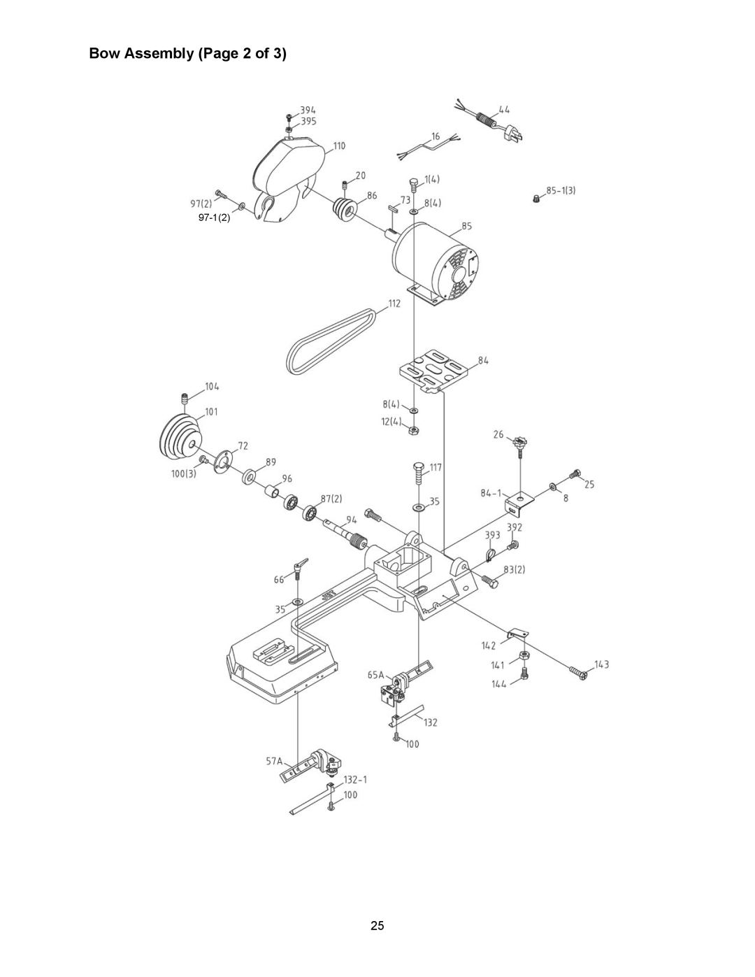 Jet Tools HBS-56S operating instructions Bow Assembly Page 2 