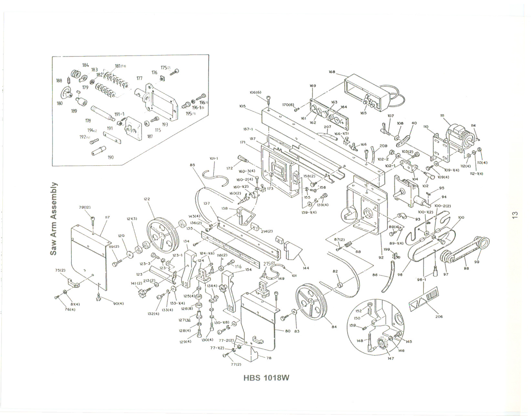 Jet Tools HBS-1018W, HBS-916W manual NI tn 