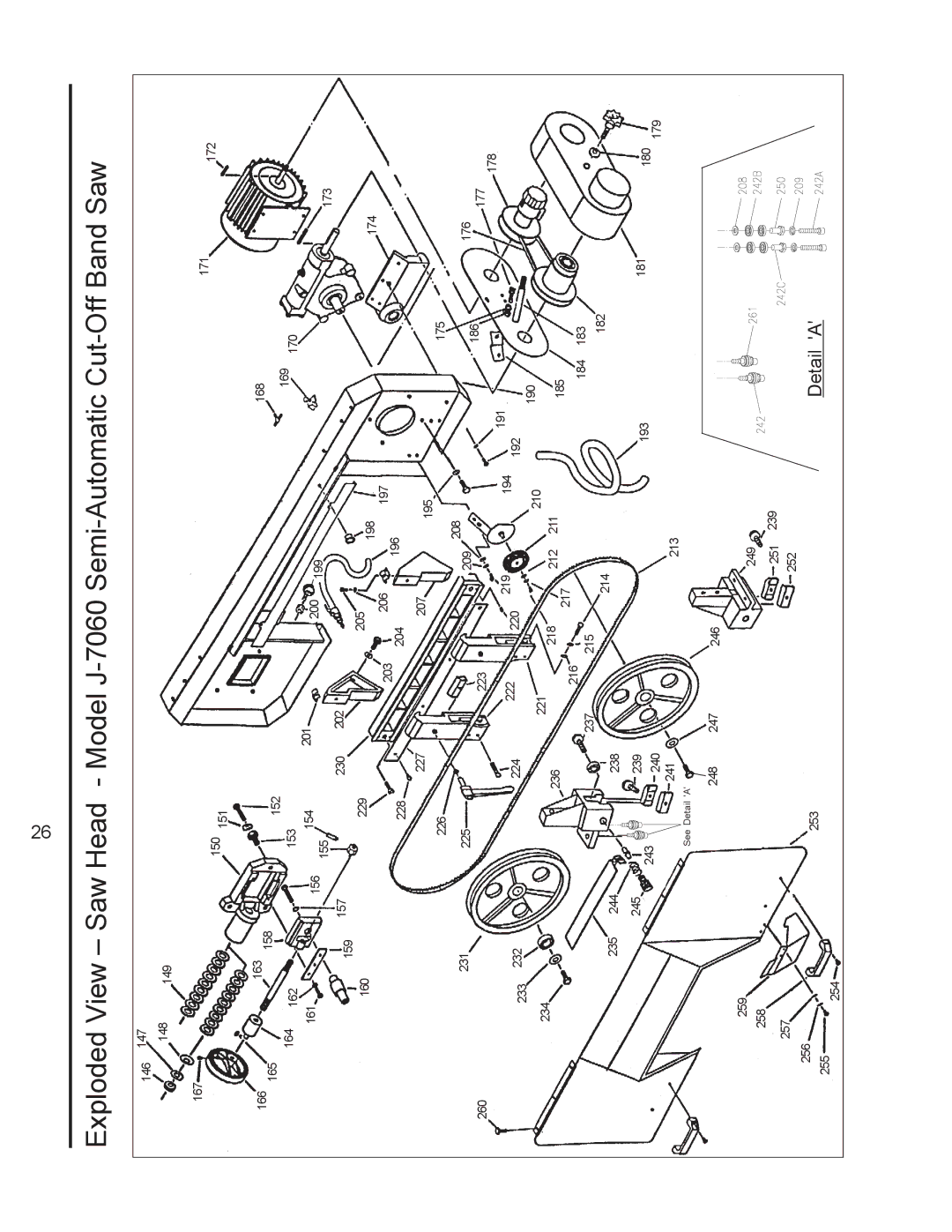 Jet Tools J-7060 operating instructions Detail a 