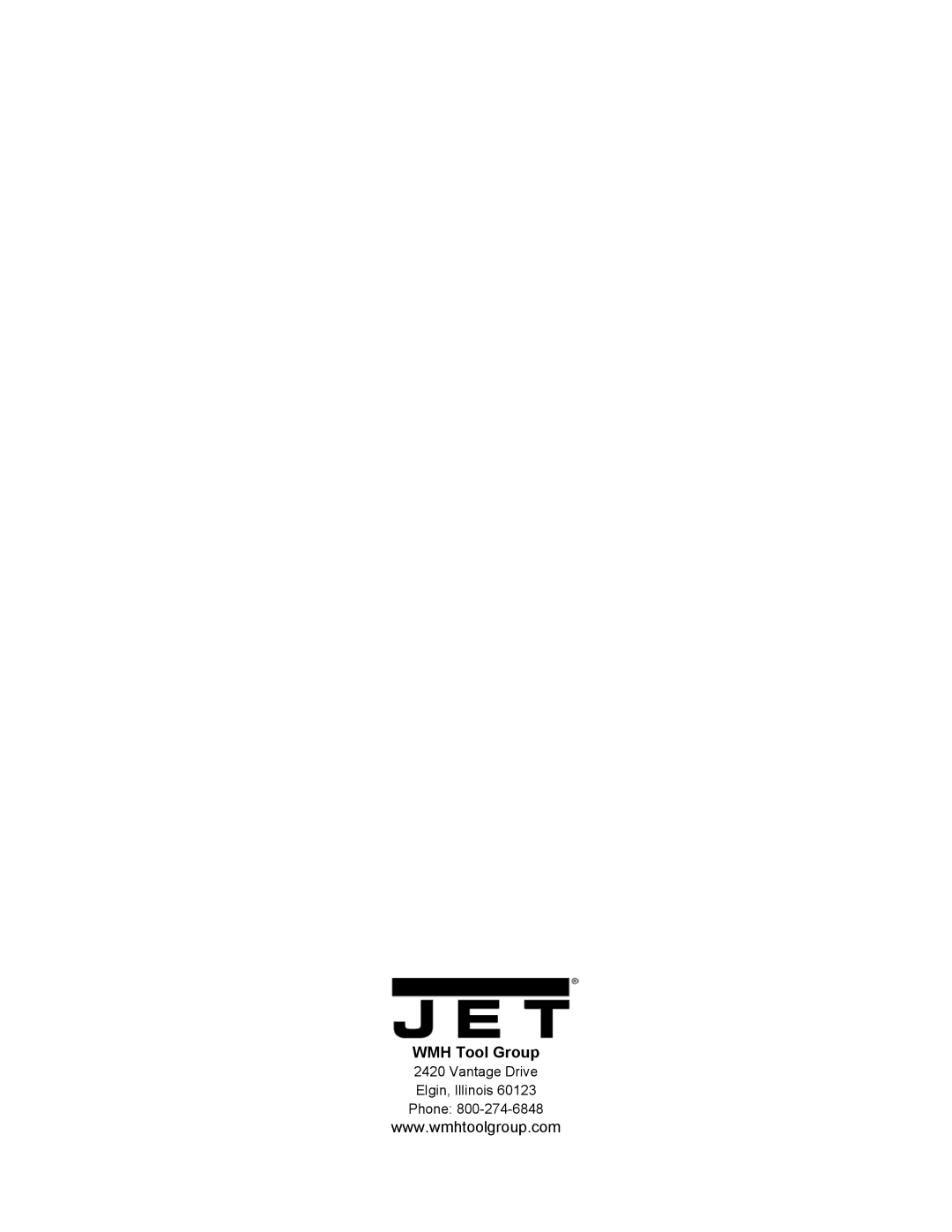 Jet Tools JDP-20MF operating instructions WMH Tool Group 