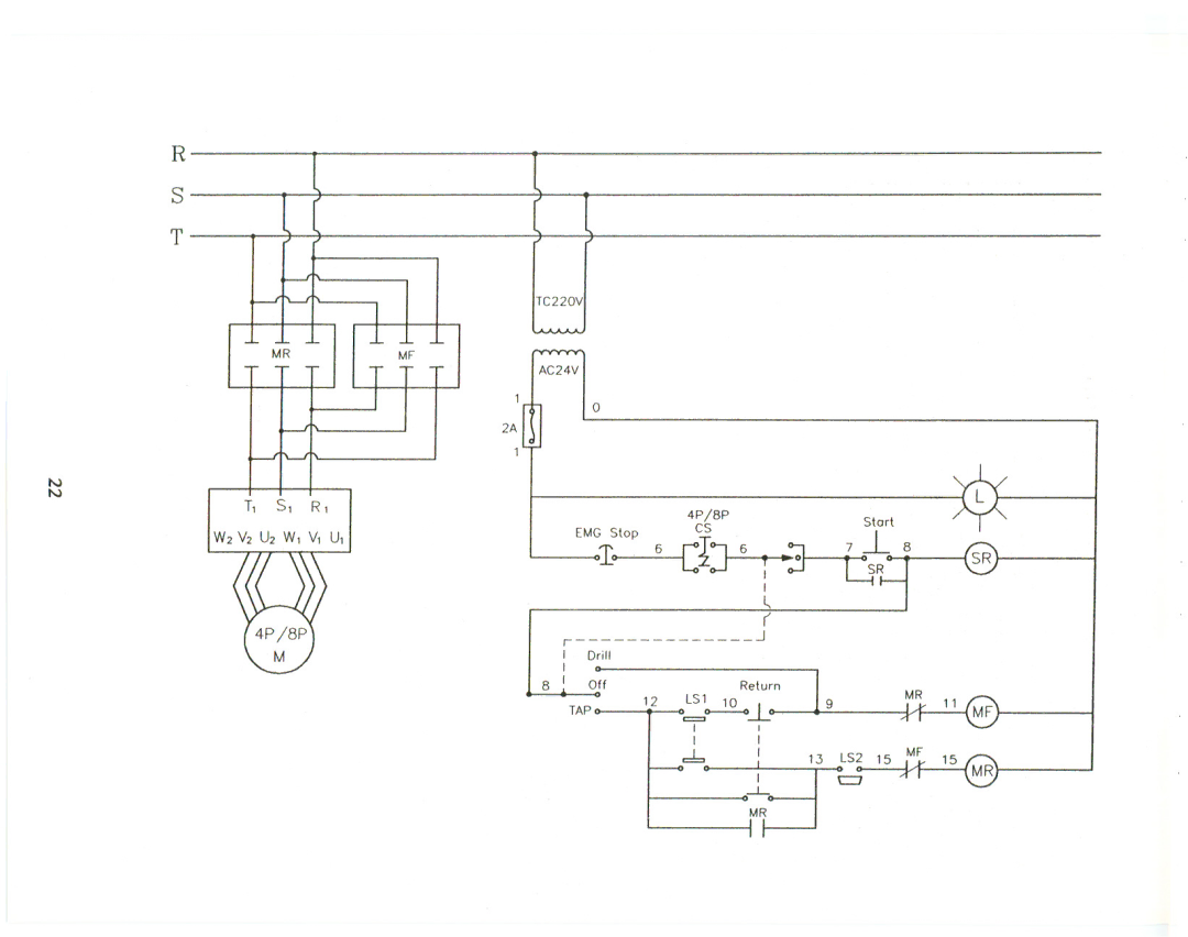 Jet Tools JDP-20VS manual AC24V 