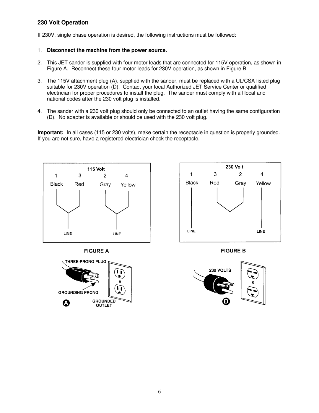 Jet Tools JDS-12B owner manual Disconnect the machine from the power source 