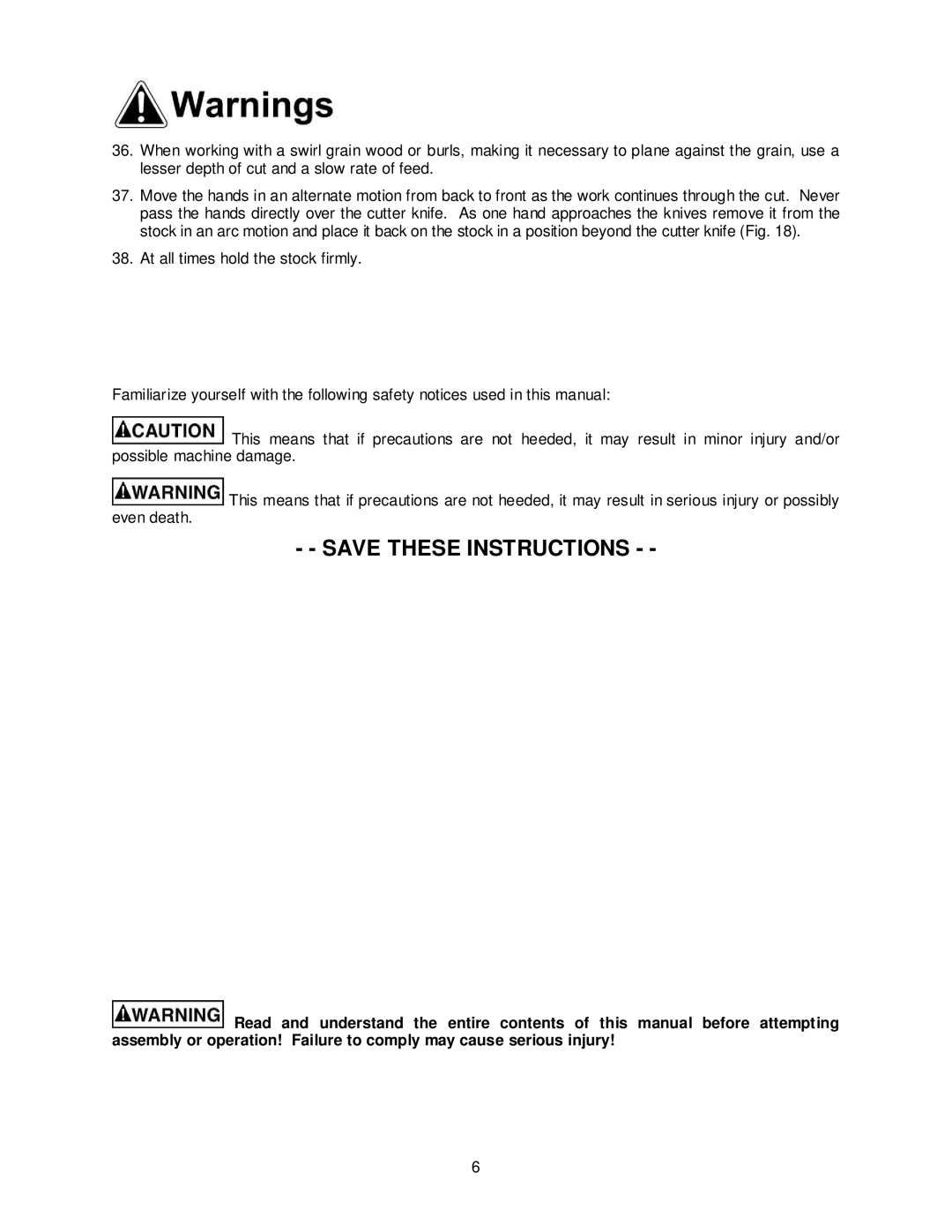 Jet Tools JJP-10BTOS operating instructions 