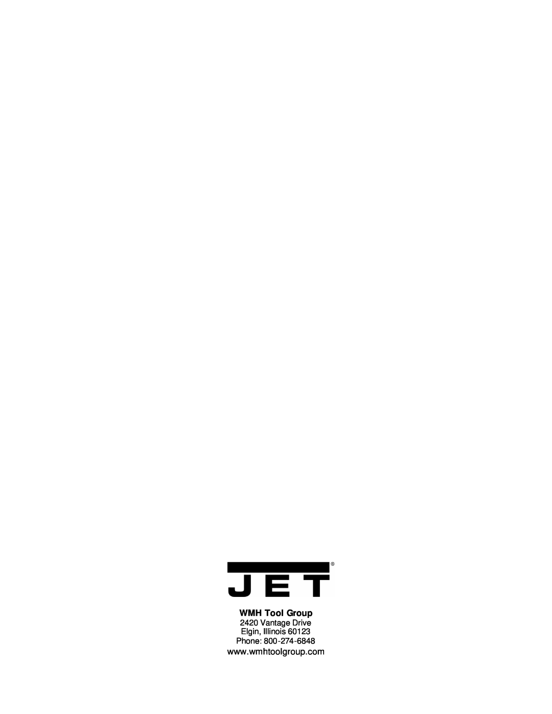 Jet Tools JML-1014I, JWL-1220 operating instructions WMH Tool Group, Vantage Drive Elgin, Illinois Phone 