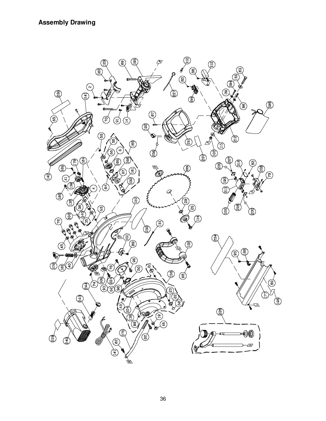 Jet Tools JMS-12SCMS manual Assembly Drawing 