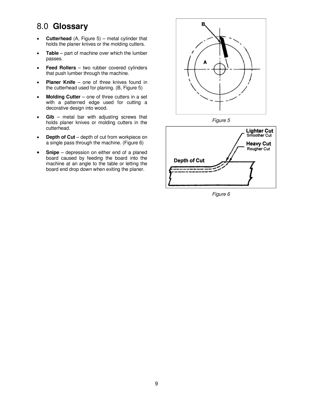 Jet Tools JPM-13CS operating instructions Glossary 