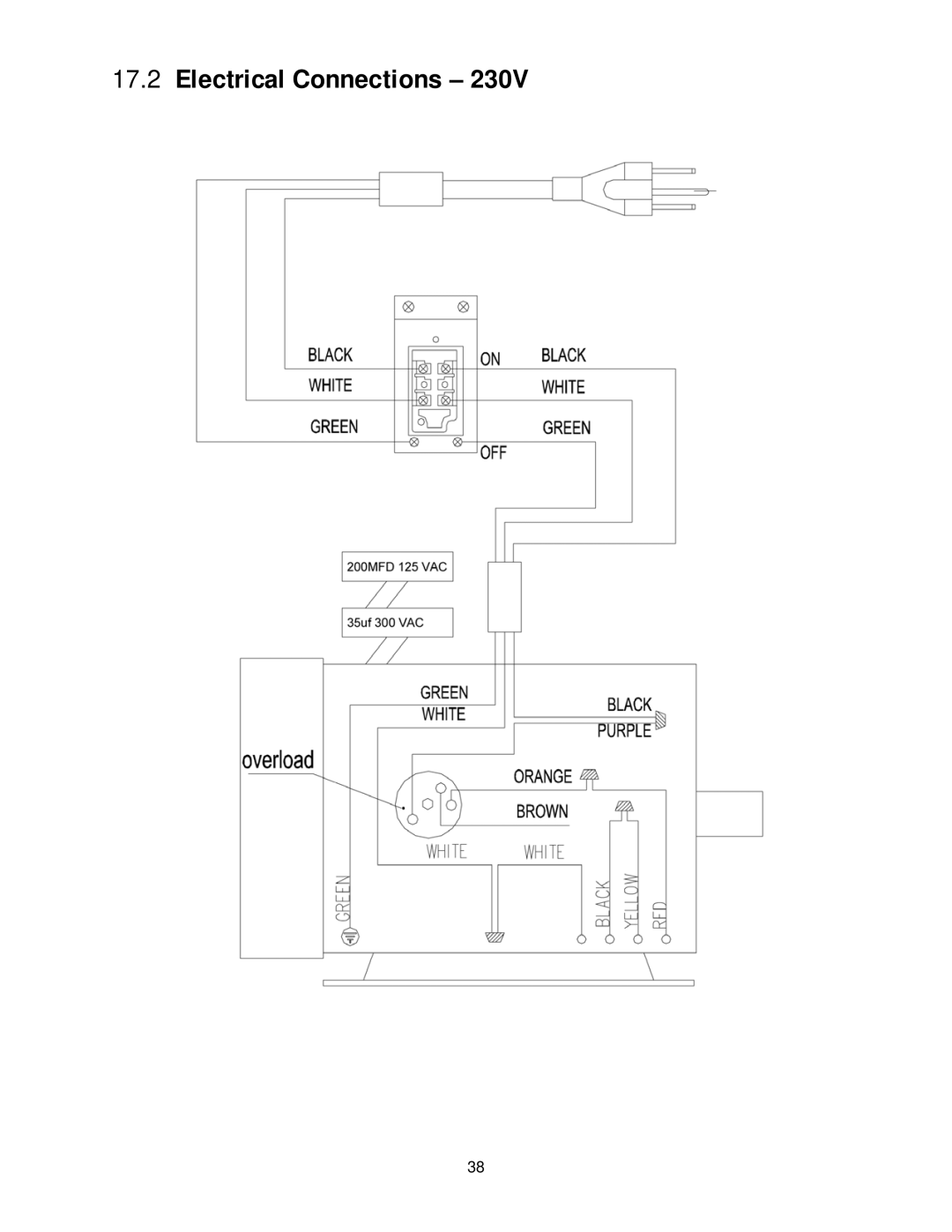 Jet Tools JPS-10TS operating instructions Electrical Connections 