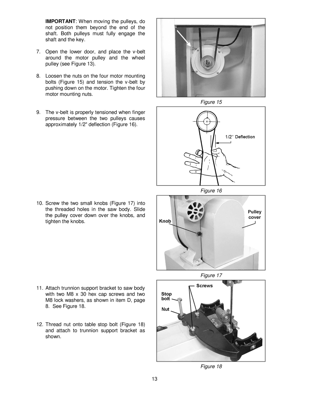 Jet Tools JWBS-14OS, JWBS-14CS operating instructions 