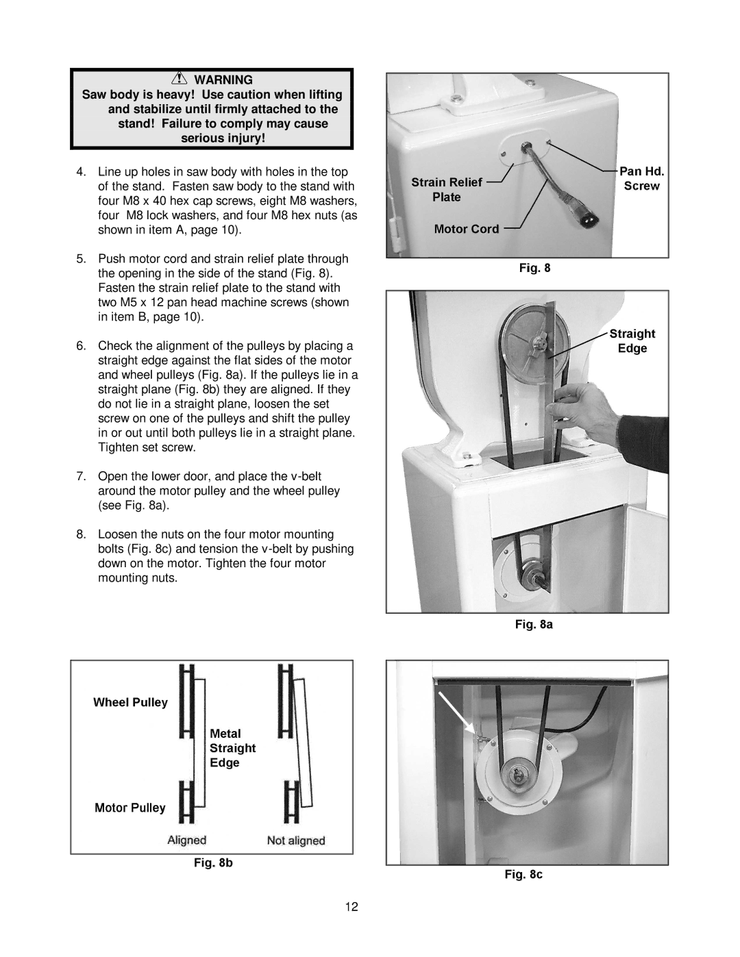 Jet Tools JWBS-14DX operating instructions 