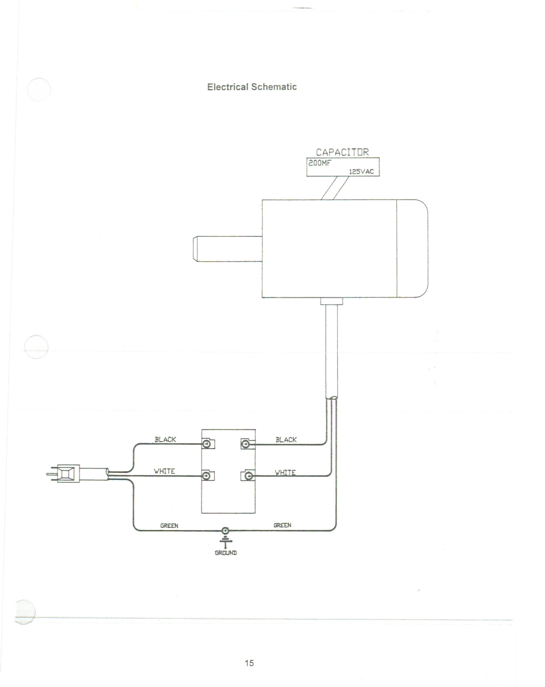Jet Tools JWL-1236 manual Electrical Schematic 