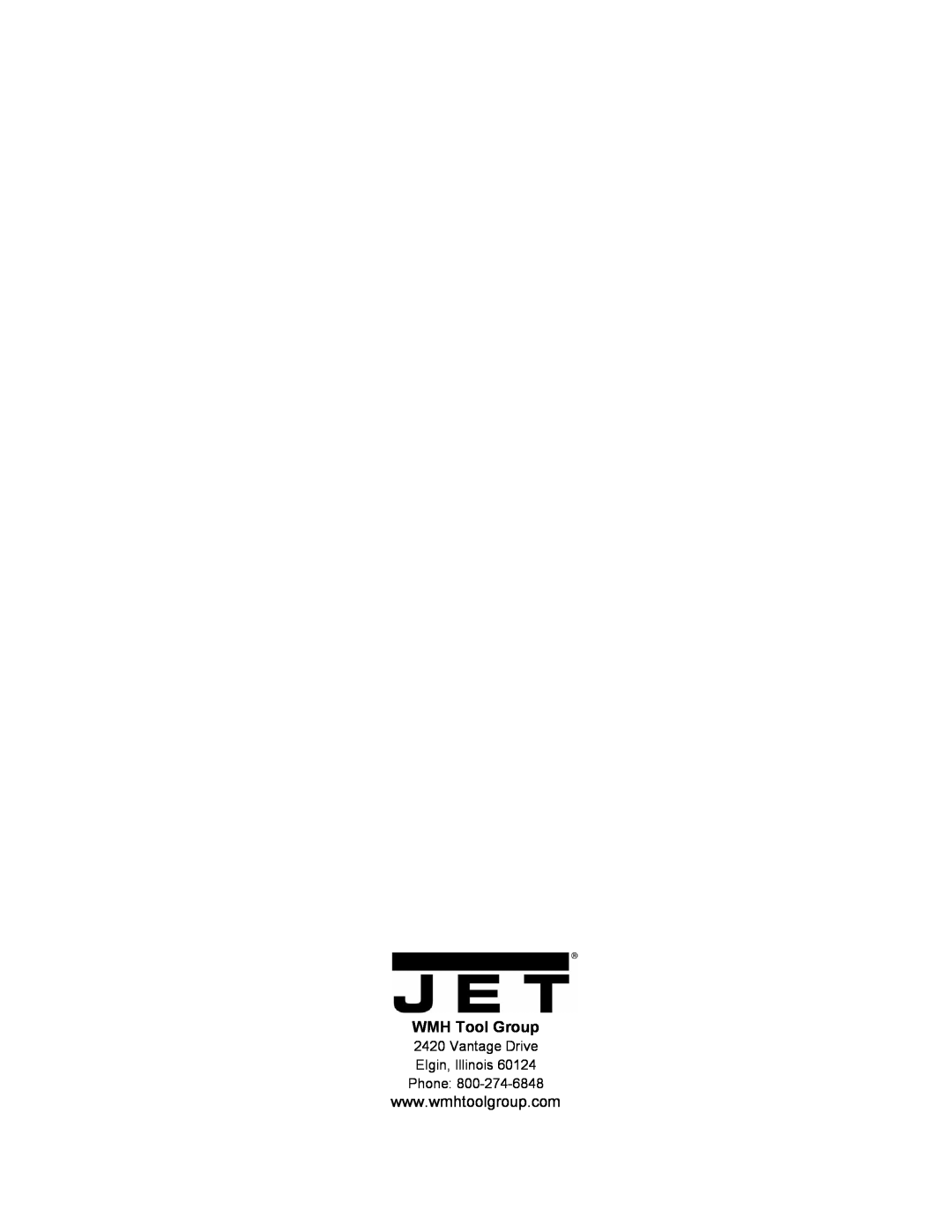 Jet Tools JWL-1642EVS-2 operating instructions WMH Tool Group, Vantage Drive Elgin, Illinois Phone 