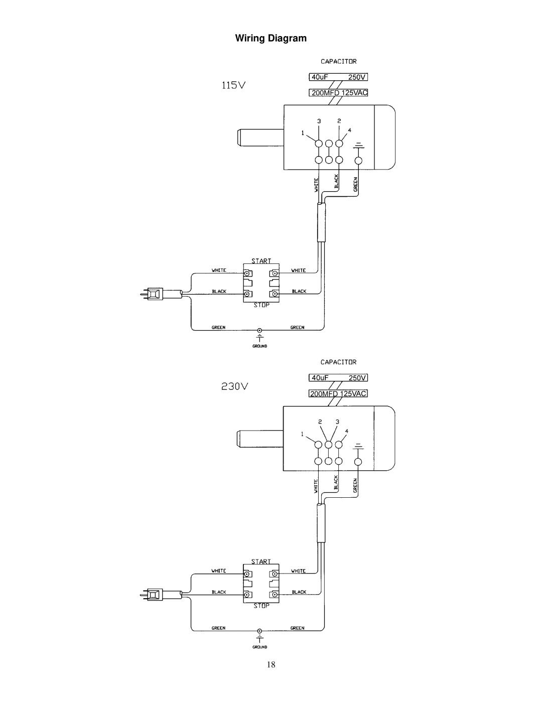 Jet Tools PDS-12CS owner manual Wiring Diagram 