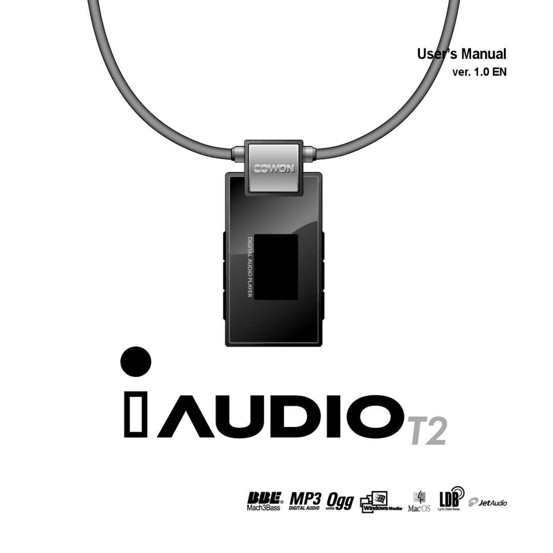 JetAudio T2 manual User’s Manual, Ver .0 EN 