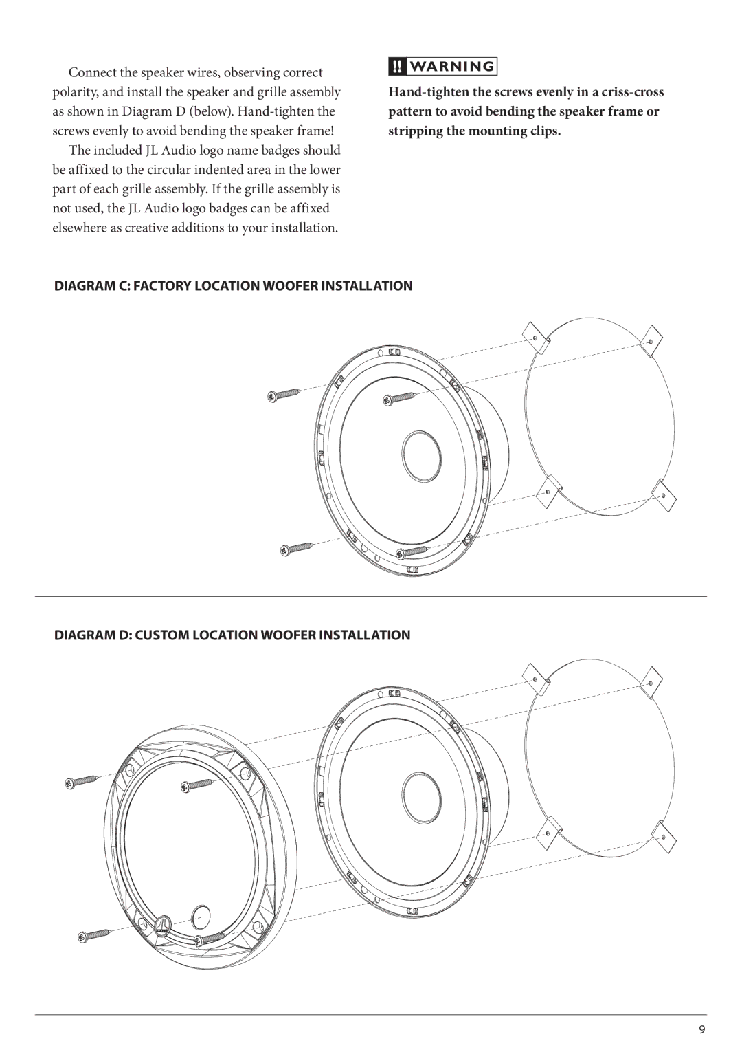 JL Audio C2-650-02102009, C2-650-XO, C2-650cw owner manual 