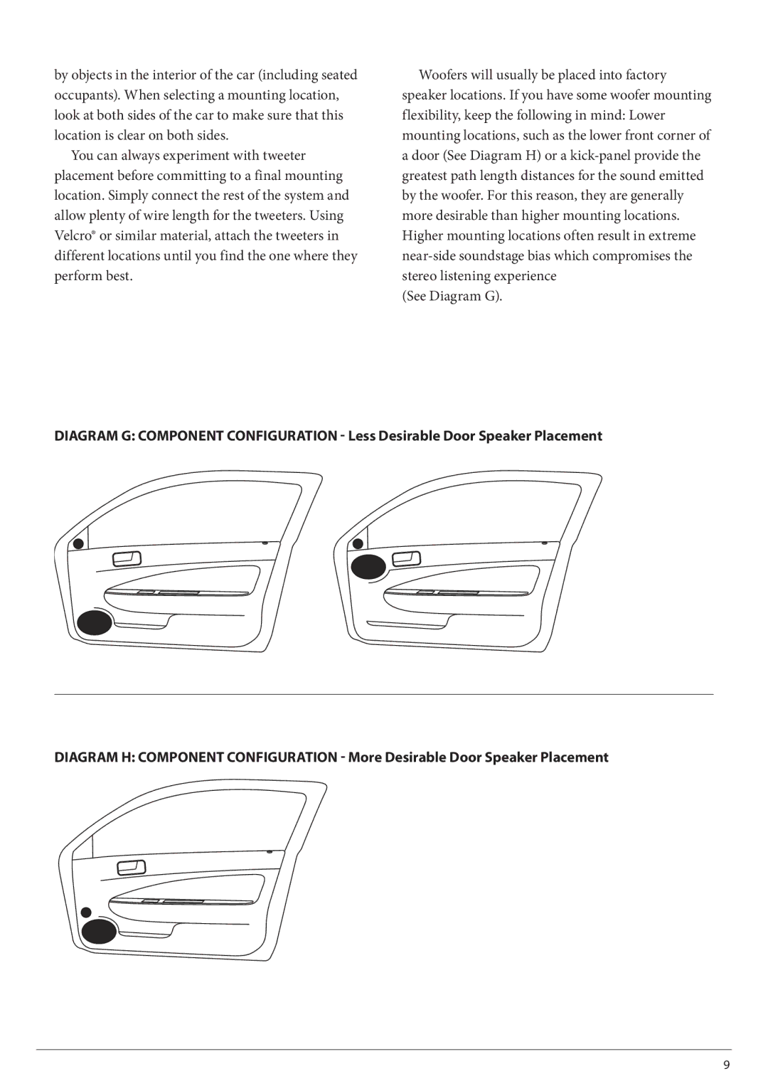 JL Audio C3-570-XO, C3-570cw, C3-570-031010 owner manual See Diagram G 