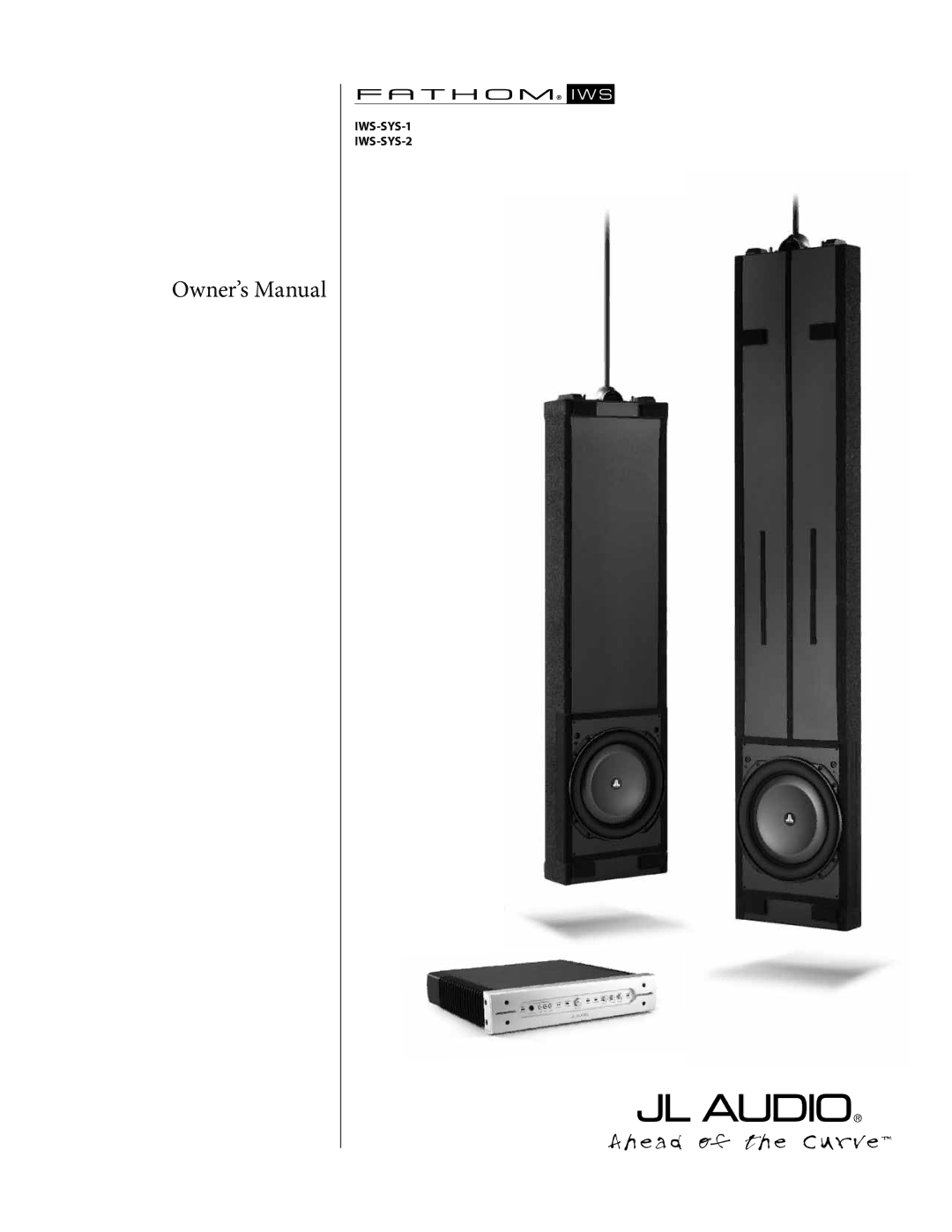 JL Audio owner manual IWS-SYS-1 IWS-SYS-2 