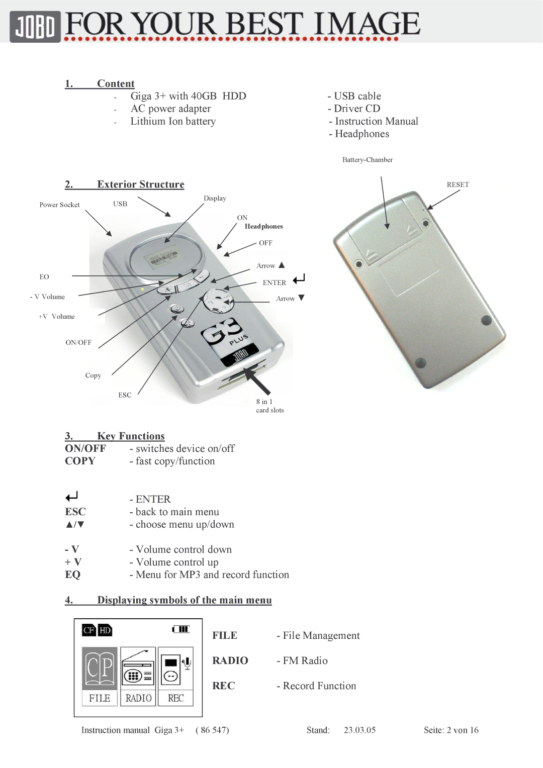 JOBO Giga 3+ manual 759 