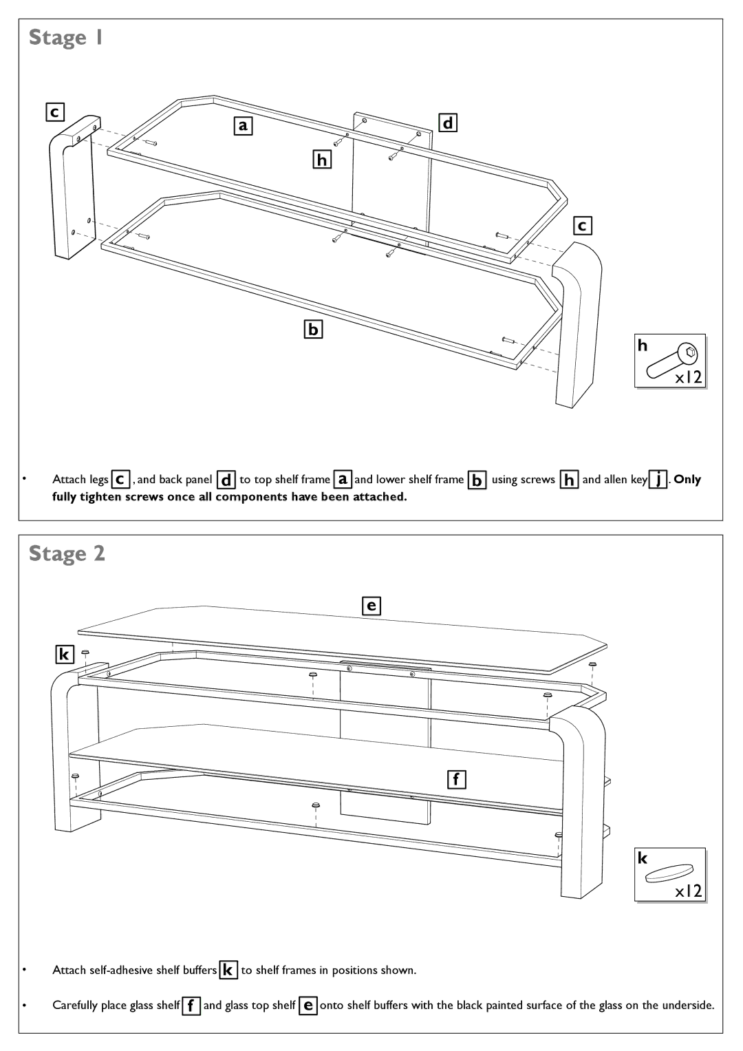 John Lewis JL120/2-B/W-09 instruction manual Stage 